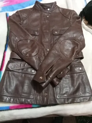 Chaqueta de cuero mujer