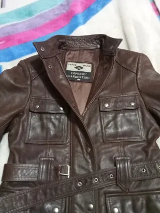 Chaqueta de cuero mujer