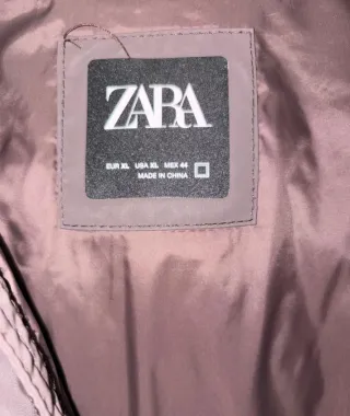 Cazadora acolchada marrón chico