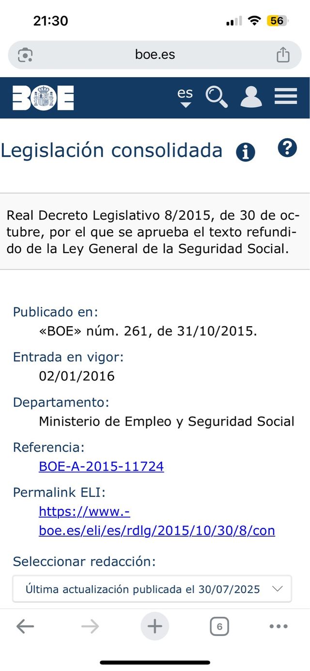 oposiciones seguridad social