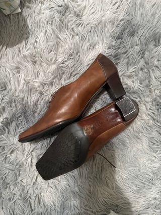 Zapatos de piel Dos Pasos marrones