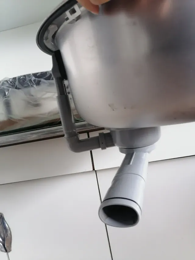 Lavandino tondo IKEA 1 vasca inox