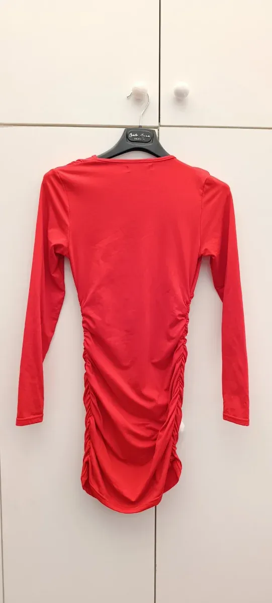 Vestido SHEIN Rojo Talla XS