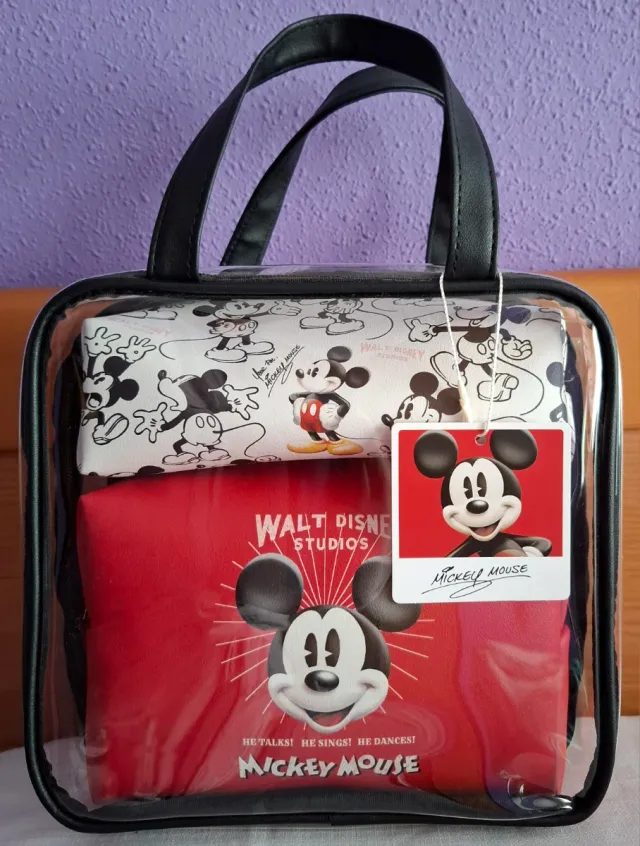 Set 3 Neceseres Disney Mickey Mouse nuevos