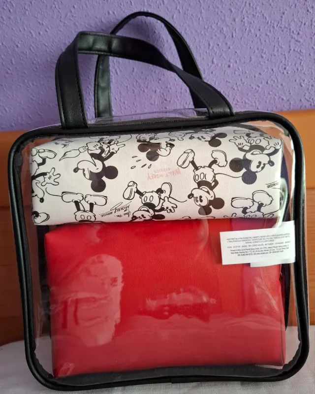 Set 3 Neceseres Disney Mickey Mouse nuevos