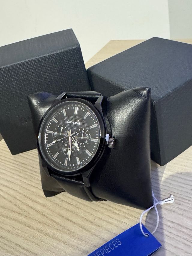 Reloj SKYLINE Hombre Negro/Gris
