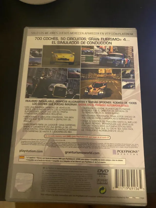 Gran Turismo 4 PS2 Platinum