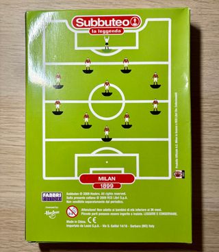 Subbuteo La Leggenda Team Squadra Milan 1899 N. 49