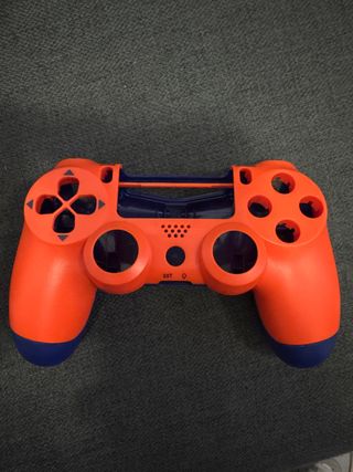 Carcasa Mando PS4 Naranja y Azul