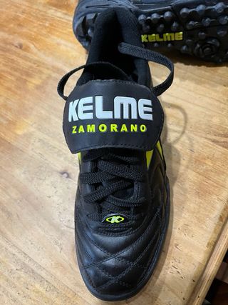 Scarpini Calcio Kelme Zamora Nero Giallo