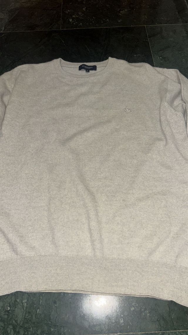 Jersey Burberry London Gris Talla M