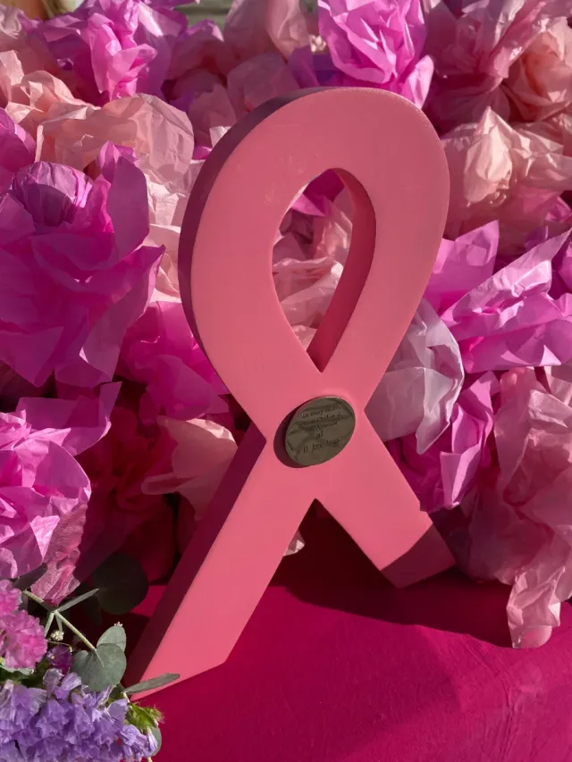 Pulseras Artesanales Lazo Rosa