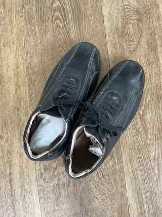 Scarpe uomo nere vintage