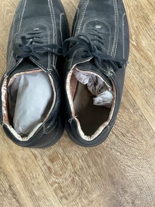 Scarpe uomo nere vintage