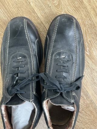 Scarpe uomo nere vintage