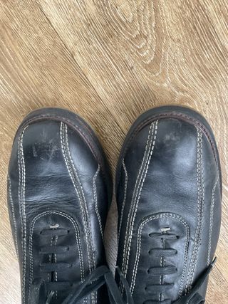 Scarpe uomo nere vintage