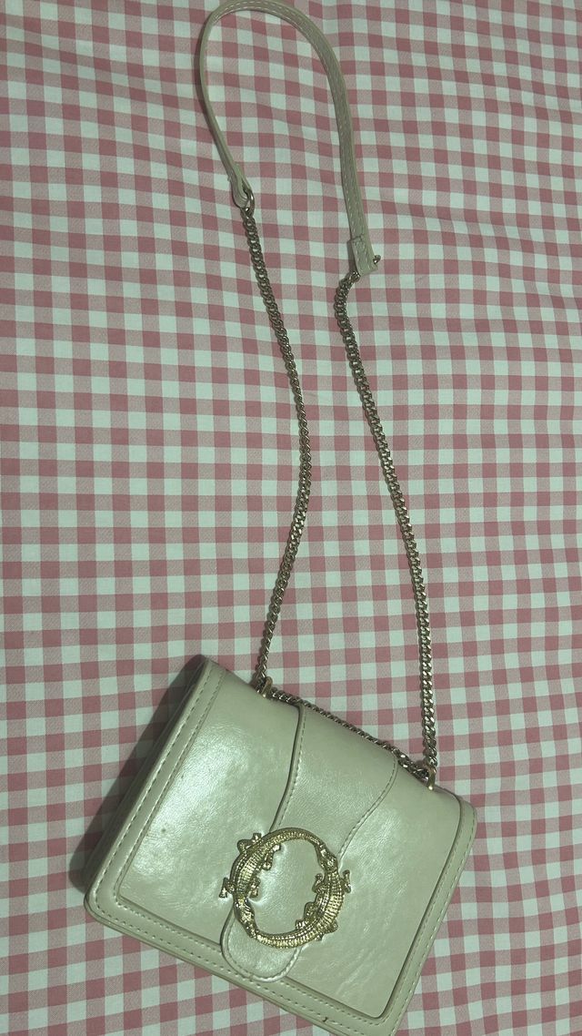 Bolso Zara Beige y Dorado