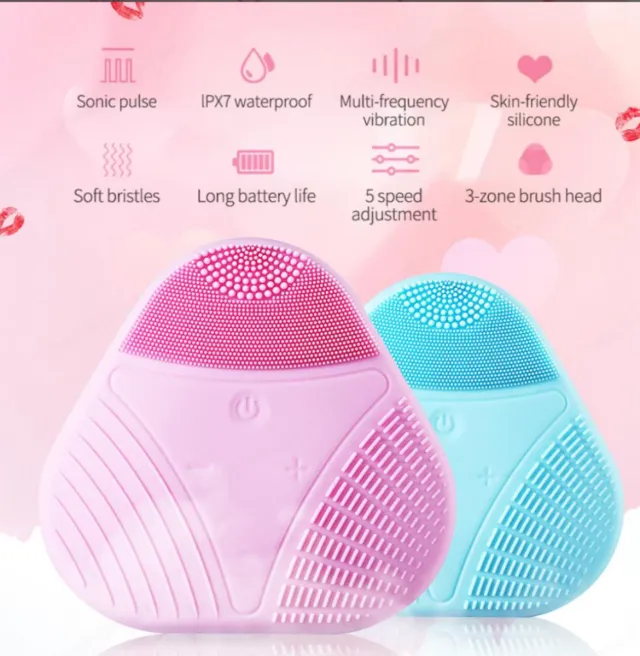 Magnitone XOXO Cepillo Limpieza Facial Rosa