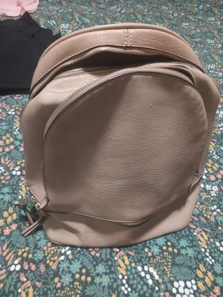 Bolso Mochila Beige