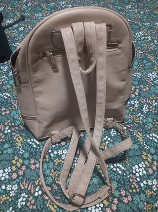 Bolso Mochila Beige
