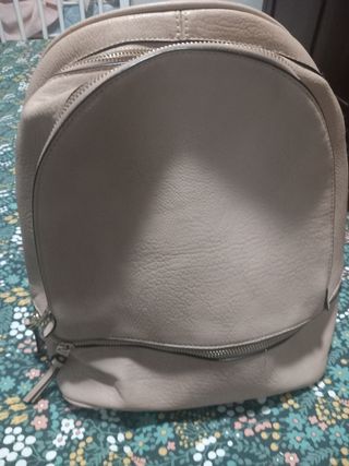 Bolso Mochila Beige