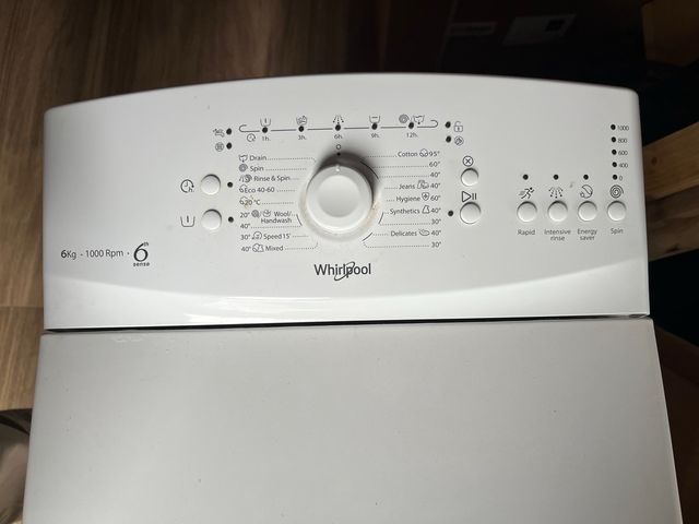 Lavadora Whirlpool 6kg 1000rpm