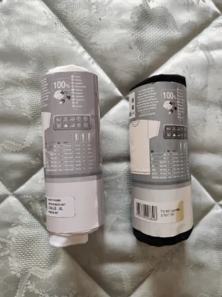 Lote 2 camisetas interiores manga corta XL