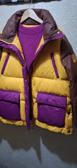 Plumas Amarillas y Moradas