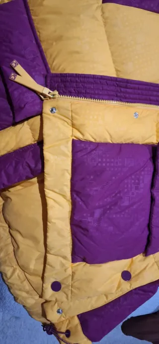 Plumas Amarillas y Moradas