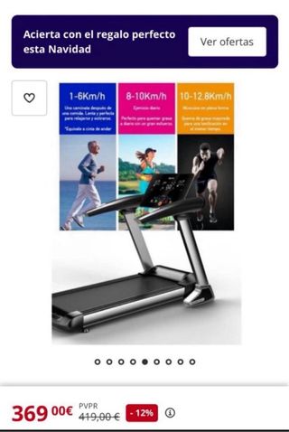 Cinta de correr en buen estado muy rebajada