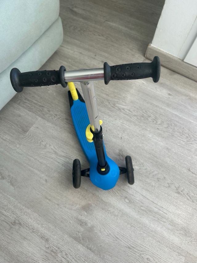 Patinete infantil 3 ruedas azul