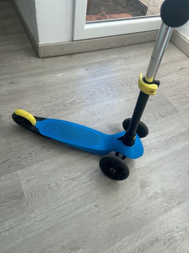 Patinete infantil 3 ruedas azul