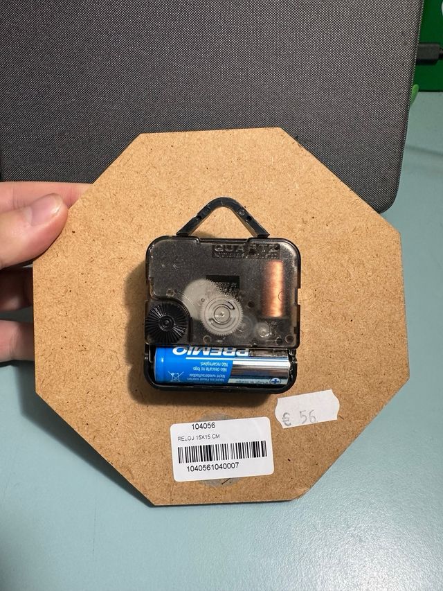 Reloj Artesano Octogonal Cerámica