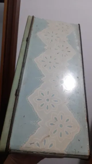 Scatola Latta Vintage Pane Angeli