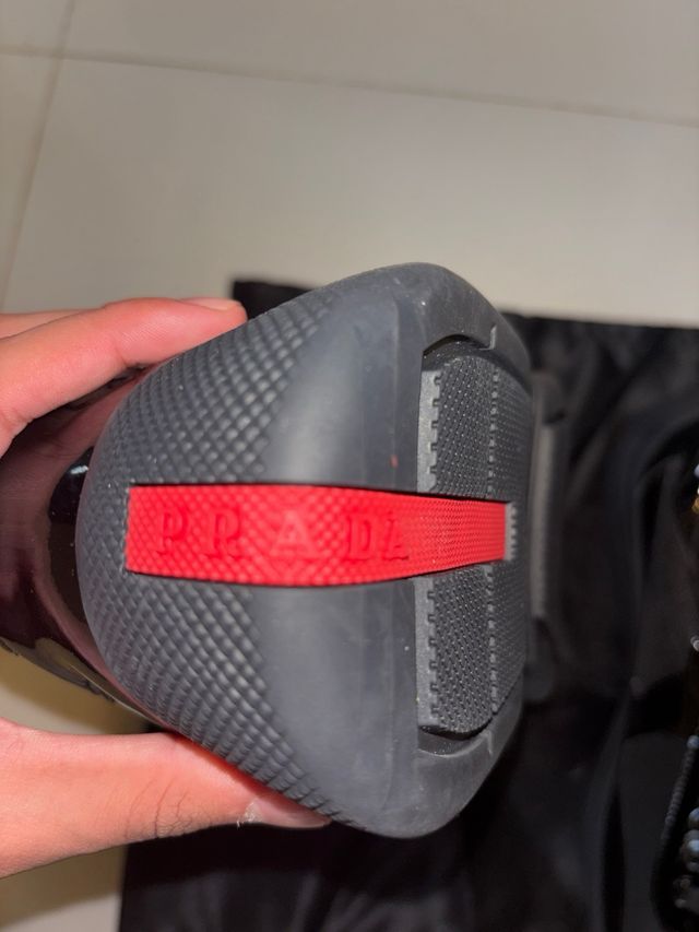 Prada American's Cup Sneakers Nere