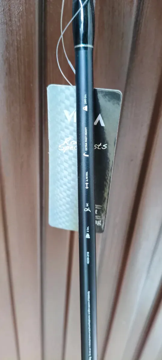 Caña de lance para pesca de siluro