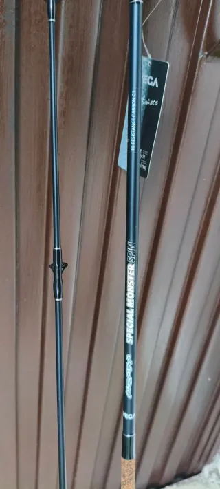 Caña de lance para pesca de siluro