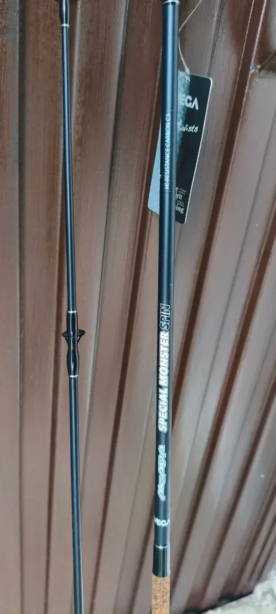 Caña de lance para pesca de siluro