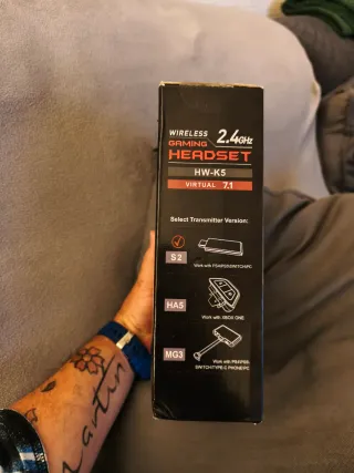 Auriculares Gaming Inalámbricos USB