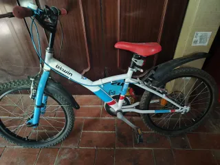 Bicicleta infantil Btwin 20 pulgadas regalo luz