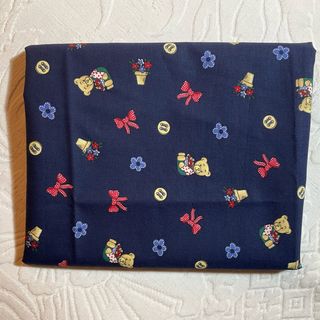 Scampolo cotone fantasia orsetti e fiori