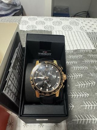Reloj Tissot Cronógrafo Oro Negro
