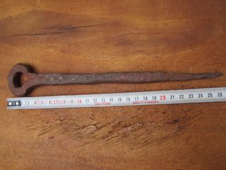 Herrajes antiguos hierro forjado, 5 piezas.