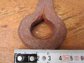 Herrajes antiguos hierro forjado, 5 piezas.