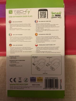 TECHLY Extender USB su RJ45