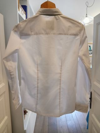 Camicia Trachten donna bianca stretch Tg 36