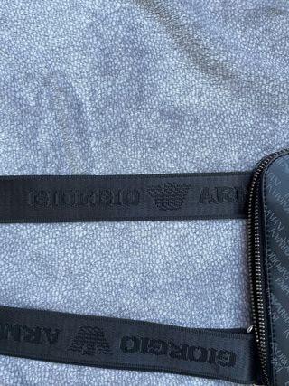 Borsello Giorgio Armani nero monogram