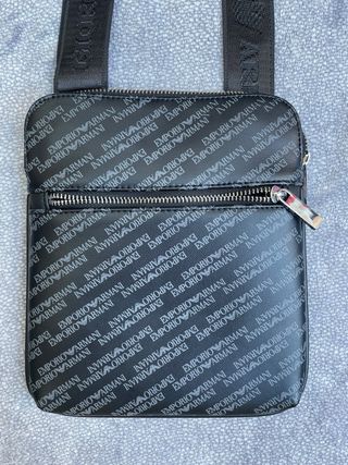 Borsello Giorgio Armani nero monogram