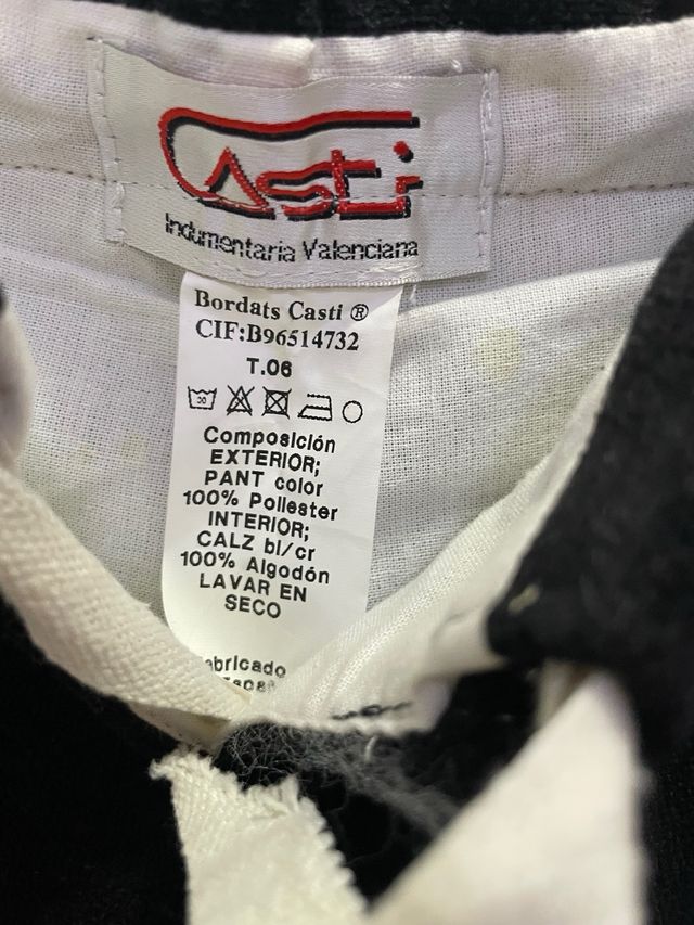 Traje Fallero Niño 6 Años