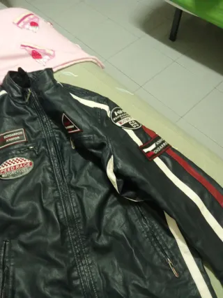 Chaqueta de moto estilo racing, de vestir
